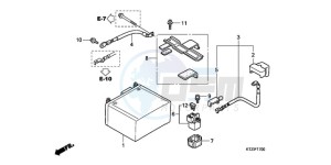 PES1509 Europe Direct - (ED) drawing BATTERY