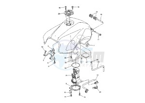 FZ6 FAZER 600 drawing FUEL TANK