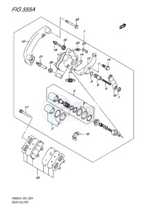 AN650 BURGMAN EU drawing REAR CALIPER