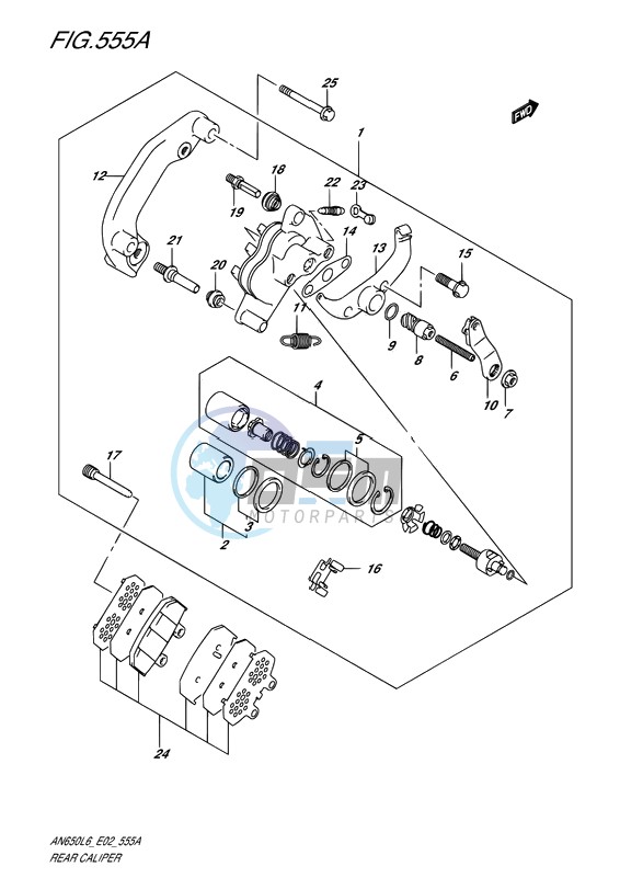 REAR CALIPER