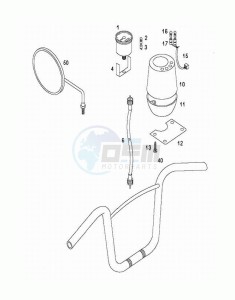 FLEXER_XL_L1 50 L1 drawing Handelbar-speedometer-mirror