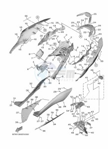 CZD300-A XMAX 300 TECH MAX (BY36) drawing CRANKSHAFT & PISTON