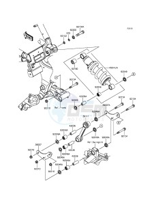 VULCAN S EN650AGF XX (EU ME A(FRICA) drawing Suspension/Shock Absorber