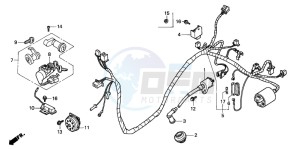 SK50M drawing WIRE HARNESS/ IGNITION COIL