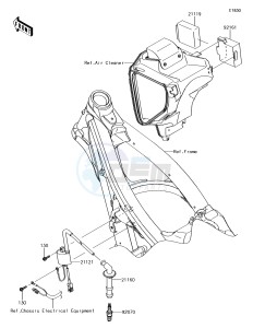 KLX450R KLX450AJF EU drawing Ignition System