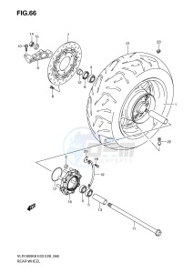 VLR1800 (E3-E28) drawing REAR WHEEL