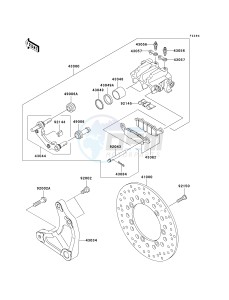 VN 1500 N [VULCAN 1500 CLASSIC] (N4) N4 drawing REAR BRAKE