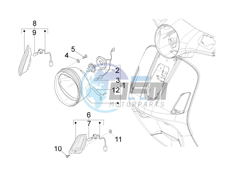 Head lights - Turn signal lamps