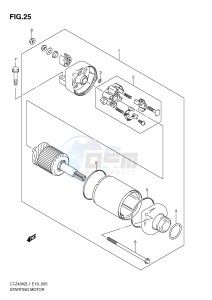 LT-Z400 (E19) drawing STARTING MOTOR