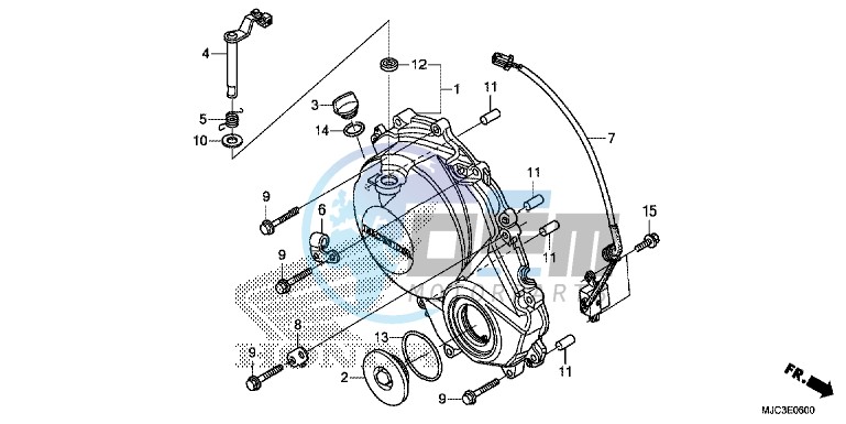 RIGHT CRANKCASE COVER