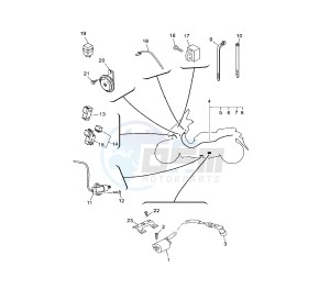 YP R X-MAX 250 drawing ELECTRICAL DEVICES