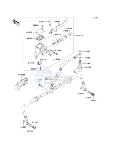 KSV 700 C [KFX700] (C6F) C6F drawing FRONT MASTER CYLINDER