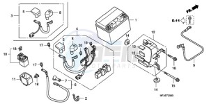 CBF1000TA UK - (E / ABS MKH) drawing BATTERY