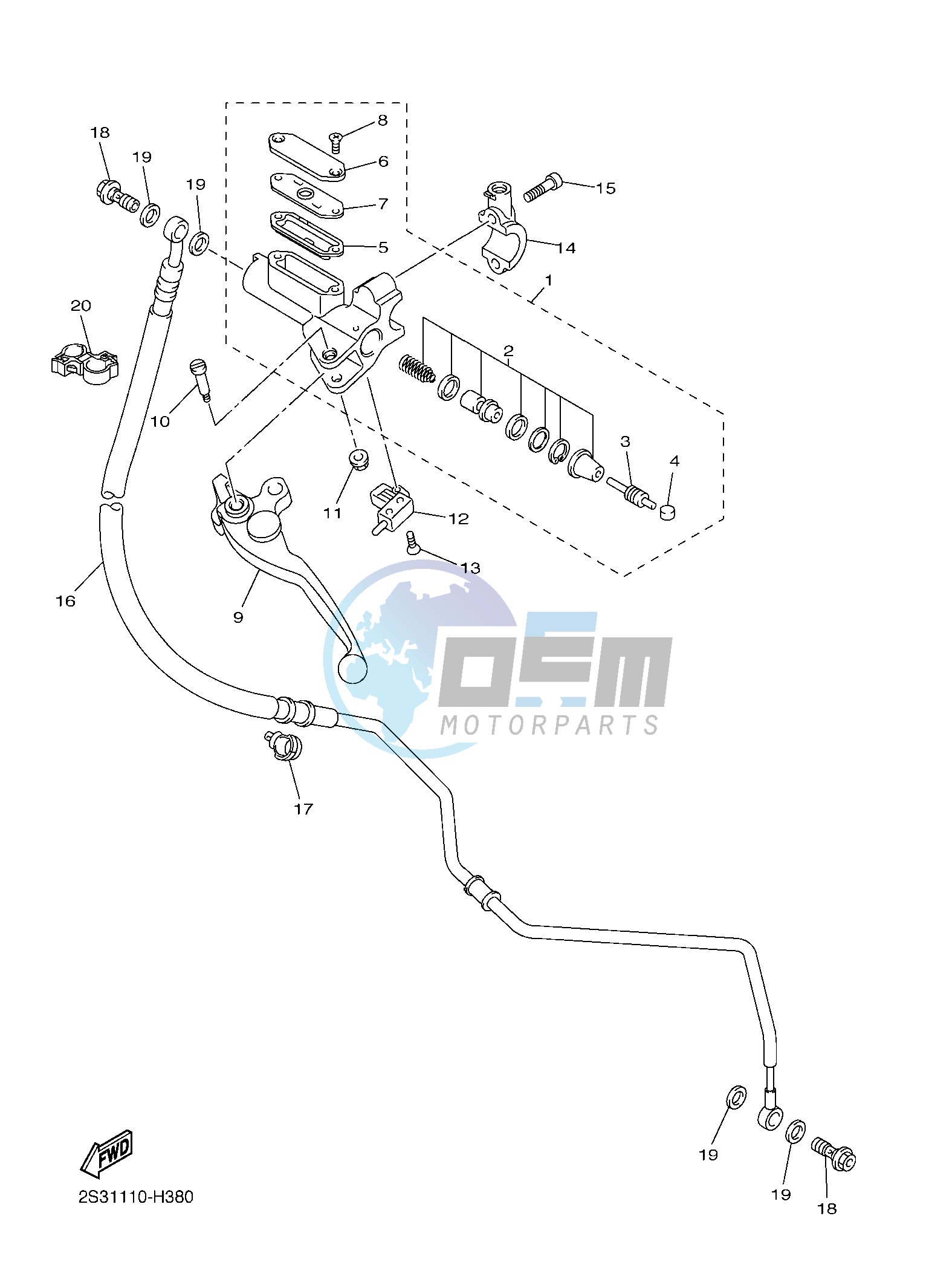 FRONT MASTER CYLINDER 2