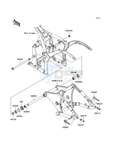 VN900_CUSTOM VN900C8F GB XX (EU ME A(FRICA) drawing Swingarm