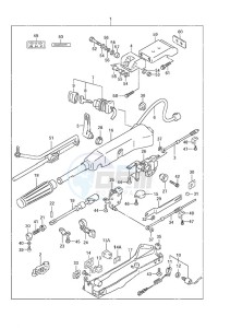 DF 60A drawing Tiller Handle