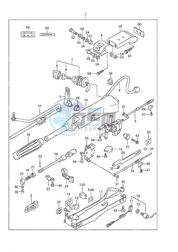 Tiller Handle