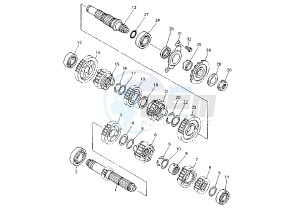 WR F 450 drawing TRANSMISSION