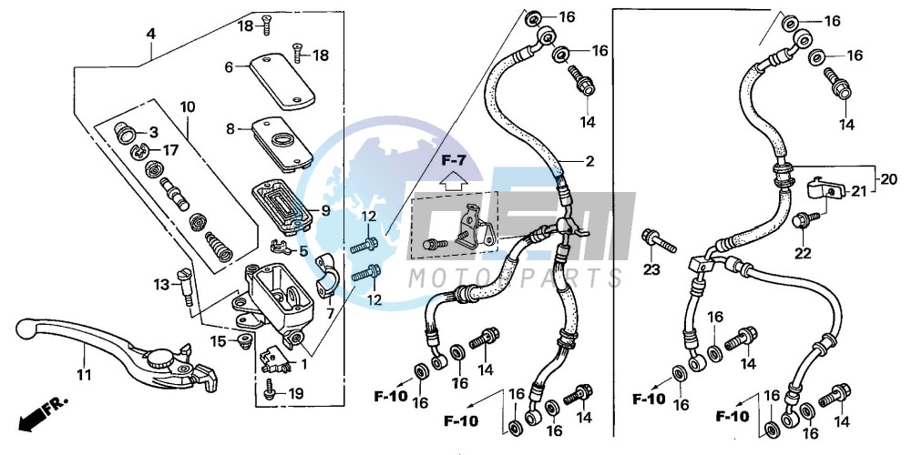 FR. BRAKE MASTER CYLINDER (CB1300/F/F1/S)