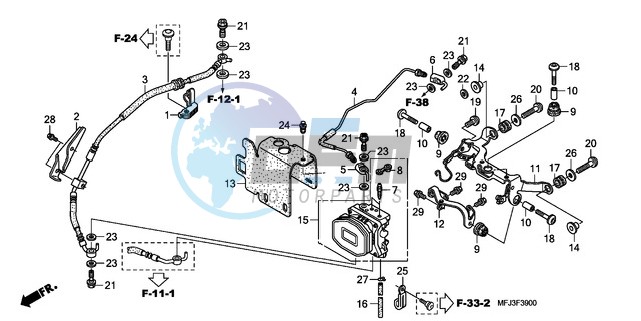 REAR VALVE UNIT (CBR600RA)