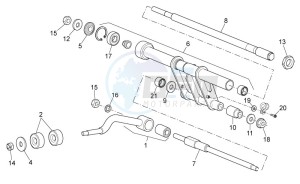 Scarabeo 400-492-500 Light drawing Connecting rod