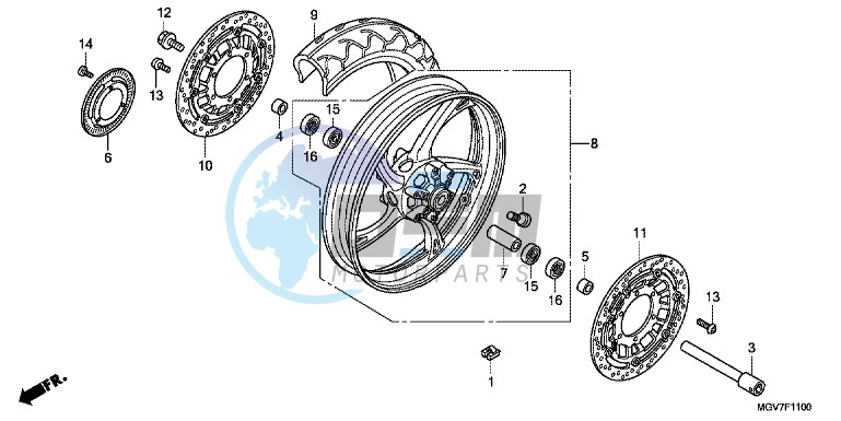 FRONT WHEEL