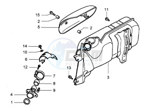 Hexagon 250 GT (5791881) 5791881 drawing Exhaust pipe