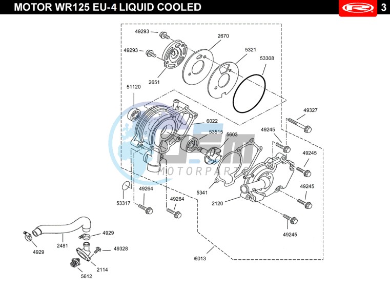 WATER PUMP  EURO4