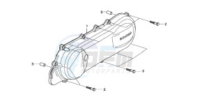 SGX50 drawing LEFT CRANKCASE COVER