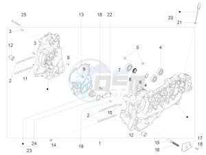 GTS 300 SUPER IE ABS E4 (APAC) drawing Crankcase