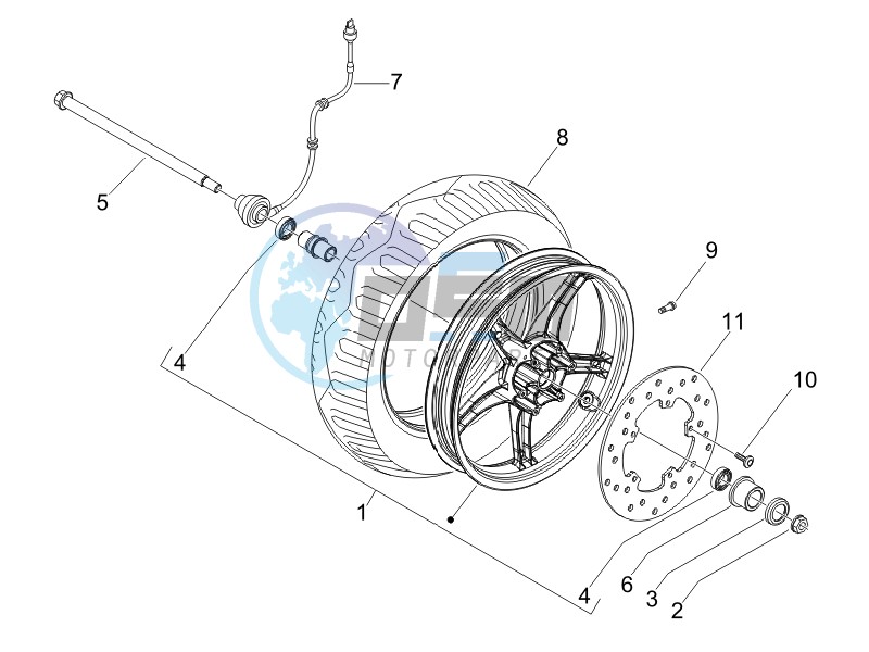 Front wheel