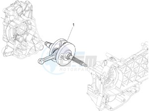 X7 125 ie Euro 3 drawing Crankshaft