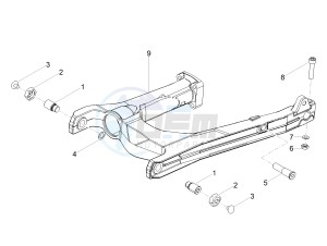 V7 III Racer 750 e4 (NAFTA) drawing Swing arm