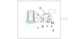 VT750DCB SHADOW SPIRIT drawing RADIATOR COW*NH1*