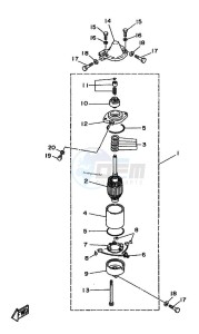 L150A drawing STARTER-MOTOR