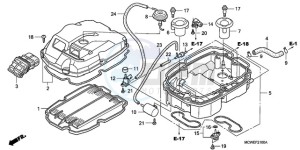 VFR800A9 UK - (E / ABS MME TWO) drawing AIR CLEANER