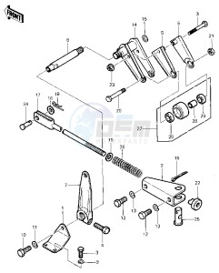 KLT 250 C [PRAIRIE] (C1) [PRAIRIE] drawing CHAIN TENSIONER -- 83 C1- -