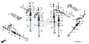 VT750C9 Australia - (U / MME) drawing CAMSHAFT