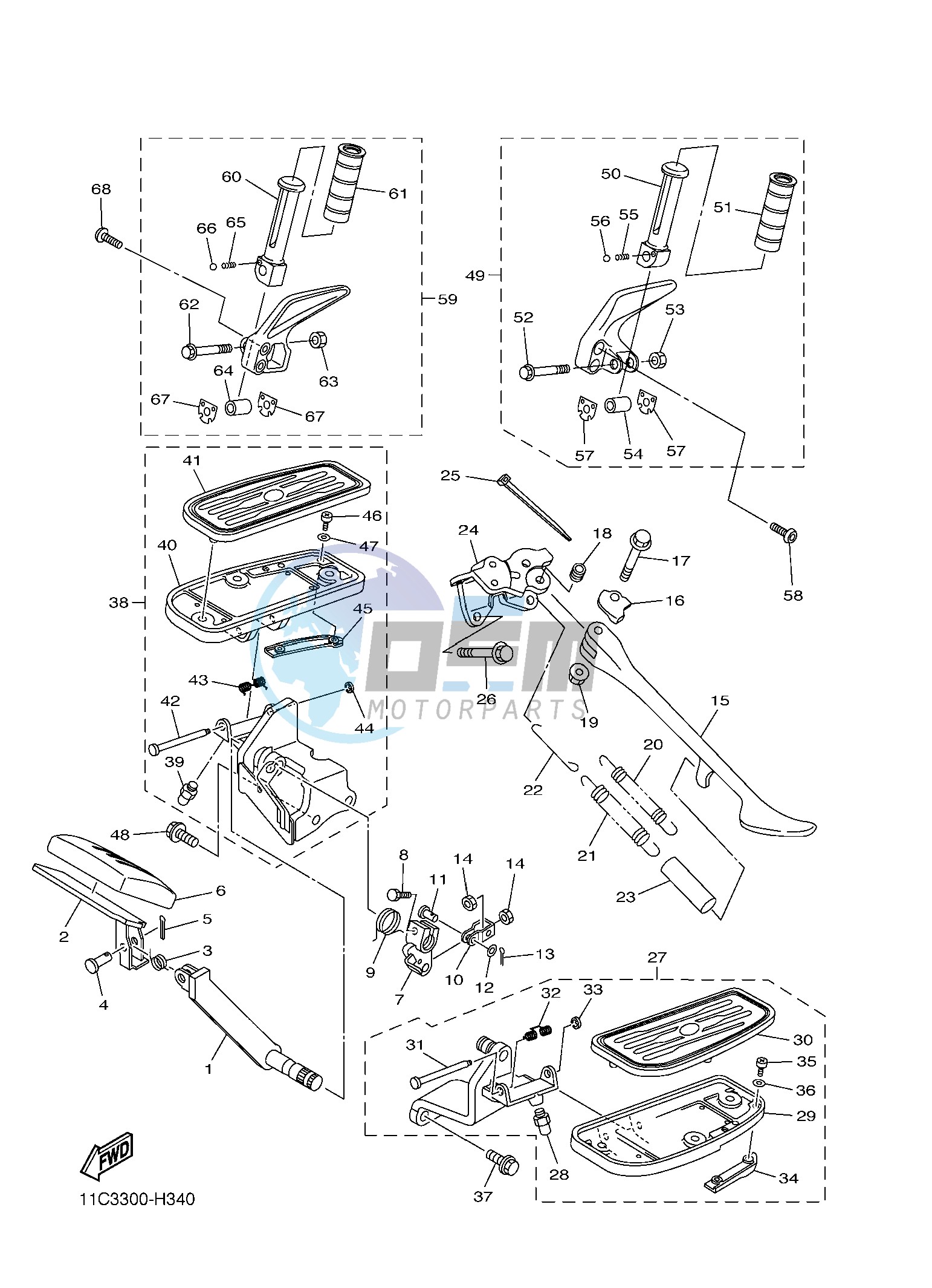 STAND & FOOTREST