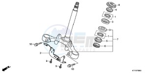 CBR125RSC drawing STEERING STEM