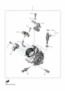 YZ450F (BHR2) drawing INTAKE 2