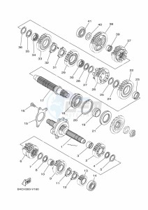 XTZ690 TENERE 700 (BHL9) drawing TRANSMISSION