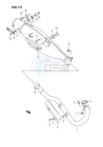 DR650 (E4) drawing MUFFLER