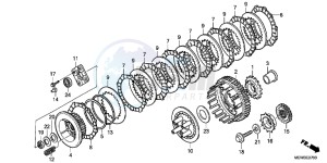 NT700VB drawing CLUTCH