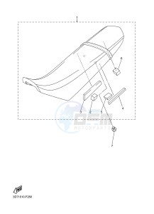 WR250R (32DW 32DV 32DX) drawing SEAT