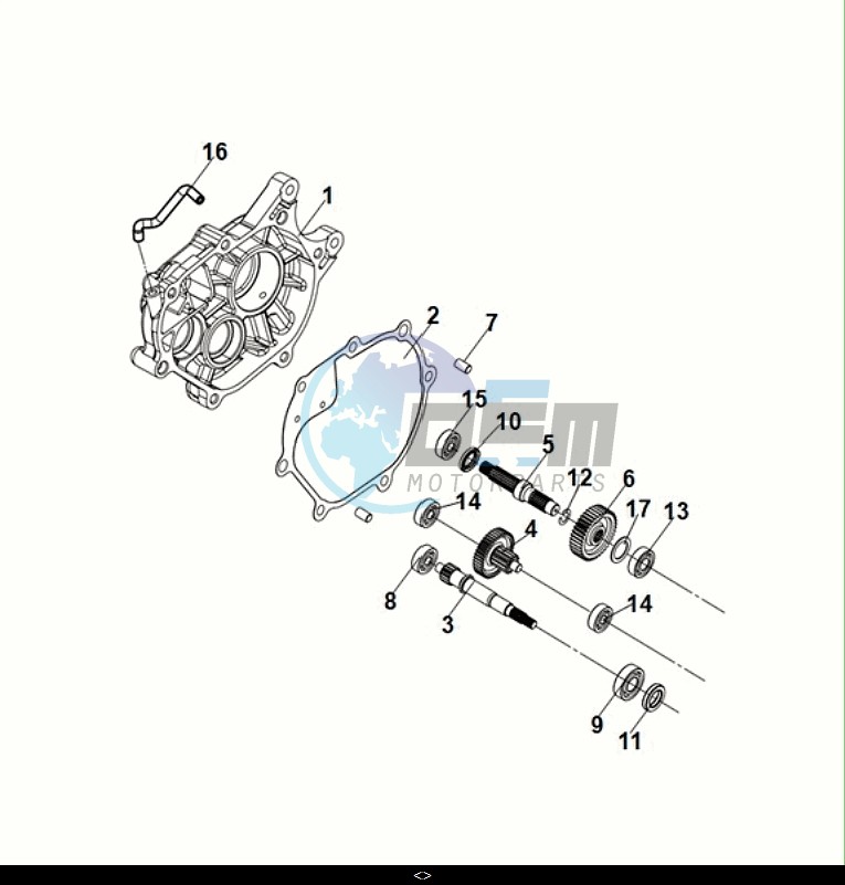 MISSION CASE-DRIVE SHAFT