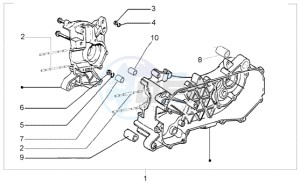 Liberty 50 2t RST ptt (CH) Switserland drawing Crankcase