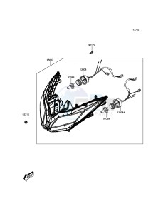 J300 SC300CHF XX (EU ME A(FRICA) drawing Headlight(s)