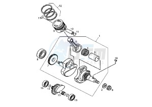 SENDA SM EURO2 - 125 cc drawing CRANKSHAFT