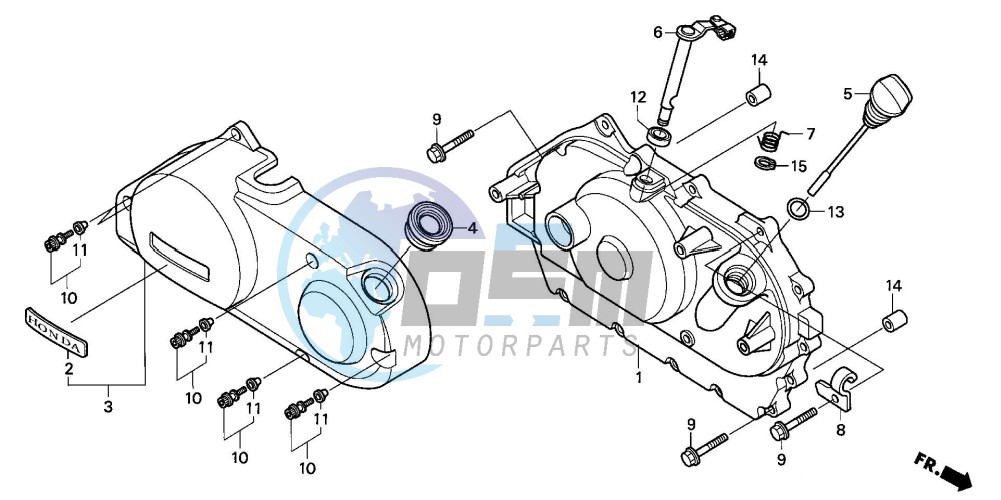 RIGHT CRANKCASE COVER